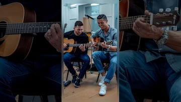 Con IA hacen que Messi y Cristiano Ronaldo toquen ‘Mujeres Divinas’