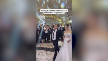 Aficionado asiático madridista elige para que suene en su boda el himno del Madrid: los invitados no dan crédito