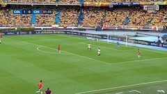 Asustan al miedo: el gol de Colombia de la pareja James Rodríguez-Luis Díaz a Chile