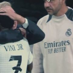 Es la imagen de la remontada: el momento de Ancelotti y Vinicius que no olvidará el madridismo