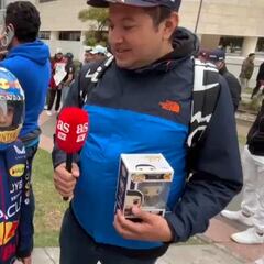 El homenaje de un niño a ‘Checo’ Pérez para recibirlo en México