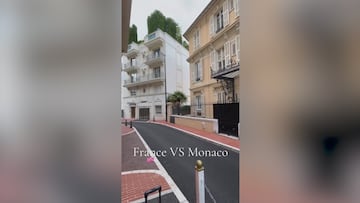 La abismal diferencia en esta calle que hace frontera entre Francia y Mónaco