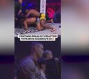 La viral reacción de Cristiano al brutal KO de Francis Ngannou en Riad: tienen que verlo
