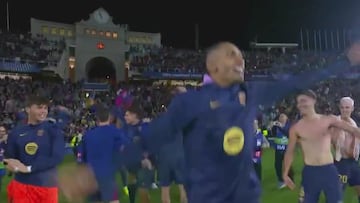 En plena euforia, los culés se acordaron del Madrid: revuelo enorme en redes por el cántico