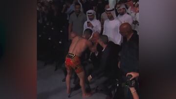 Topuria’s stunning KO was followed by a shocking gesture aimed at the former King of Spain