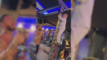 “¡Así no se puede entrenar, hombre!” Los hijos de Ramos irrumpen en el gimnasio y miren la que arman