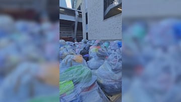 La iniciativa del Depor reúne 80 toneladas de productos para combatir los efectos de la DANA