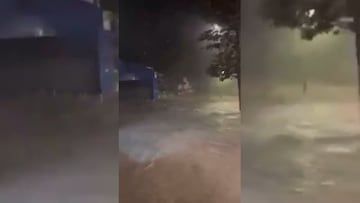 Ya empiezan a sucederse los problemas en otras zonas de España: así son las riadas en Tarragona