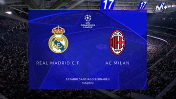 Resumen y goles del Real Madrid vs Milan de la Champions League