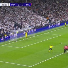 Lo que se inventó Vinicius al tirar el penalti: ¿tirará alguno más Mbappé?