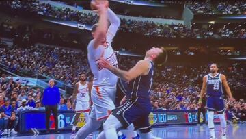 Piden sanción ejemplar en redes para Doncic por simular una agresión: juzguen ustedes