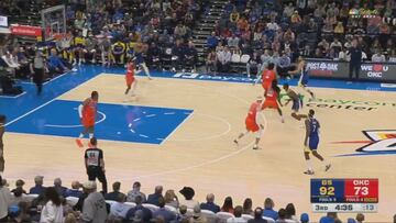 Lo de Curry desde el triple hace ya tiempo que dejó de tener sentido: así de fino es un puñal