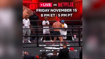 Jake Paul a puñetazo limpio para... ¿asustar a Mike Tyson?