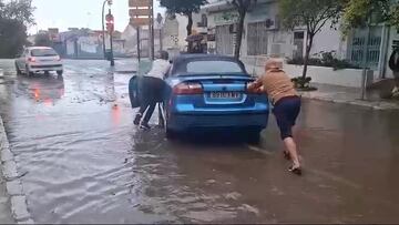 Inundaciones en Málaga tras el paso de una nueva DANA
