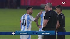 Messi totalmente fuera de sí con el árbitro: traten de leerle los labios