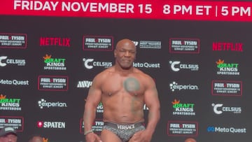 Mike Tyson’s obscene gesture before the fight sparks widespread criticism