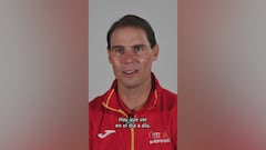 Nadal y sus primeras palabras tras llegar a la Davis: sinceridad absoluta