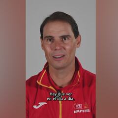 Nadal y sus primeras palabras tras llegar a la Davis: sinceridad absoluta