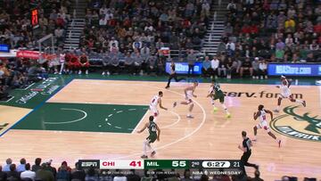 Lo de Antetokoumpo empieza a quedarse sin calificativos: vean su actuación monstruosa digna de MVP