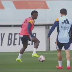 RMTV sube imágenes del entreno y todo el mundo alucina con Vinicius