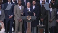 Biden’s viral gaffe at White House mistakenly names wrong NBA team during ceremony