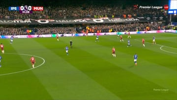 1′ del primer partido de Amorim con el United y hacen esto: en Inglaterra no dan crédito
