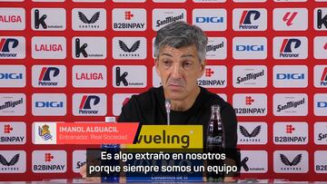 El sorprendente y extraño cruce de declaraciones entre Imanol y Oyarzabal