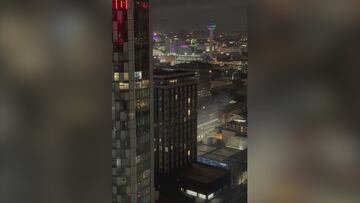 Sale a la luz este vídeo de las inmediaciones del hotel del Madrid en Liverpool a la 1.45 h.