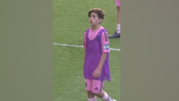El hijo de Messi llora tras caer eliminado de la Illinois Newell’s Cup