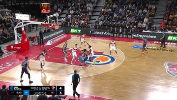 Resumen del JL Bourg vs Valencia Basket, jornada 9 de Eurocup