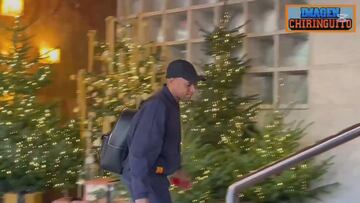 La treta de un fan para fotografiarse con Mbappé: fue el único que lo consiguió en Bilbao