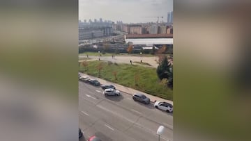 Una persecución acaba en “ridículo policial” en Madrid: si lo ven no lo creerán