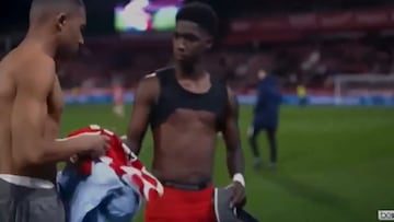 Mbappé's six-pack steals the spotlight, stunning fans during jersey swap!