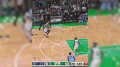 Un mate que solo se ve en los concursos ante un tipo que le saca 20 centímetros: lo de Ja Morant es una barbaridad