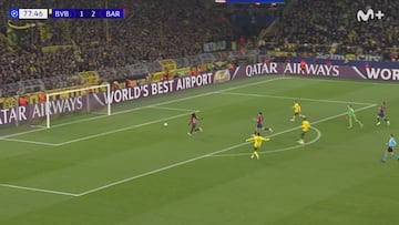 El riesgo llevado al extremo: vean el segundo gol del Dortmund porque es increíble