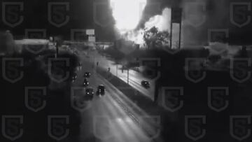 Video: Captan el momento preciso de la explosión de la empresa Flint Group en Tultitlán