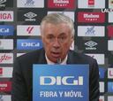 Una alergia en los labios de Ancelotti le hace tendencia al instante en redes