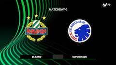 Resumen y goles del Rapid vs Copenhague, jornada 6 de la Europa League