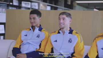 La reacción de Bellingham cuando Valverde habla de su hijo: no tiene desperdicio