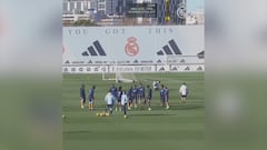 Bellingham’s priceless reaction after nutmegging Mbappé sets social media ablaze!