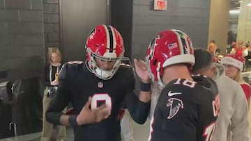 Kirk Cousins inspires rookie Michael Penix Jr. with pre-game prayer and encouraging pep talk