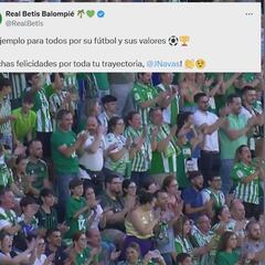 El tuit viral del Betis a Jesús Navas tras romper relaciones con el Sevilla