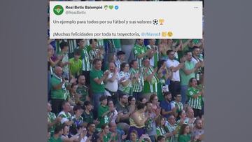 El tuit viral del Betis a Jesús Navas tras romper relaciones con el Sevilla