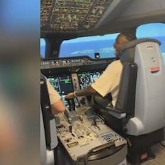 Vinicius y Camavinga se ‘cuelan’ en la cabina de vuelo y el vídeo se hace viral: escuchen esto de Vini