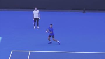 Era la imagen que todo el mundo esperaba ver: Djokovic y Murray se reúnen en Australia