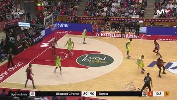 La canasta que hunde al Barça en la crisis total lo tiene todo: histórica, agónica y es una pasada