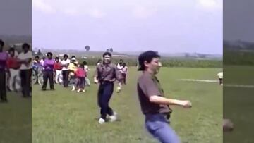 El inédito vídeo de Julio César Chávez mostrando su talento en el futbol