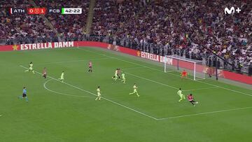 Aquí perdió el Athletic: la imagen de Nico Williams que lo dice todo