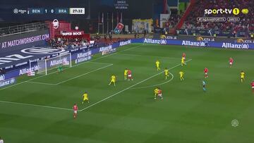 El Madrid sin laterales y un canterano suyo hace esto en el Benfica: ¡Qué golazo!