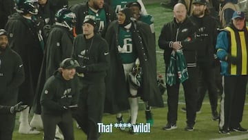 Saquon Barkley pleads ‘No Mas’ as Eagles celebrate final play triumph!